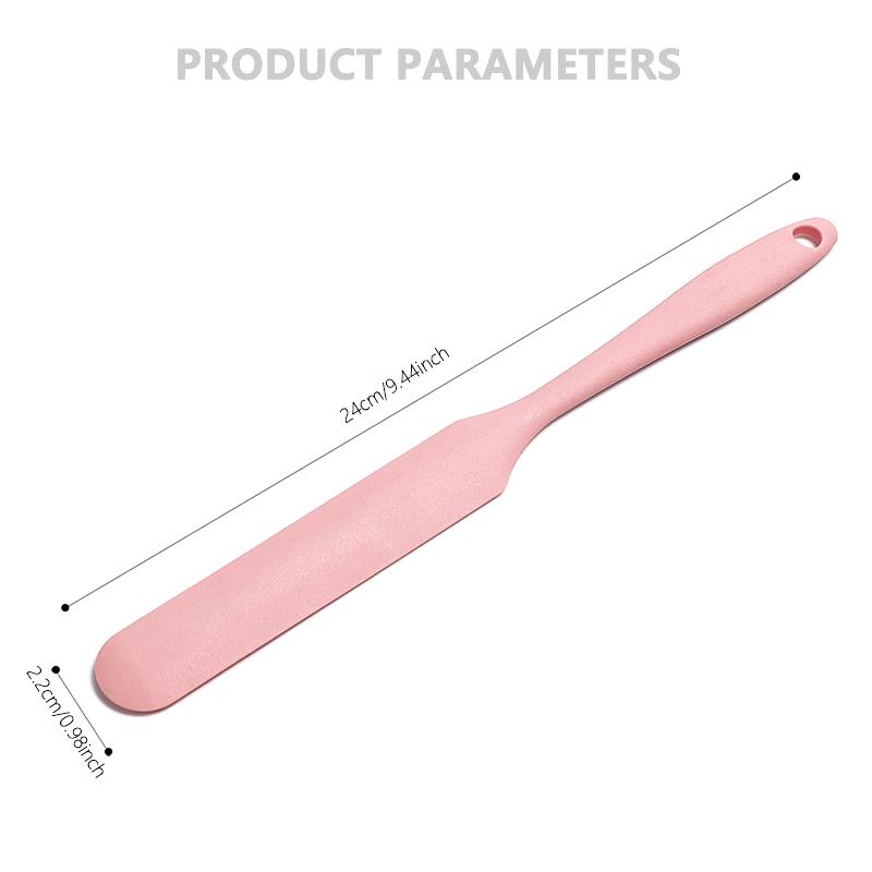 Silicone Long Scraper Cream Long Knife Scraper Cake Making Small Accessories Silicone Spatula Baking Tools For Cakes