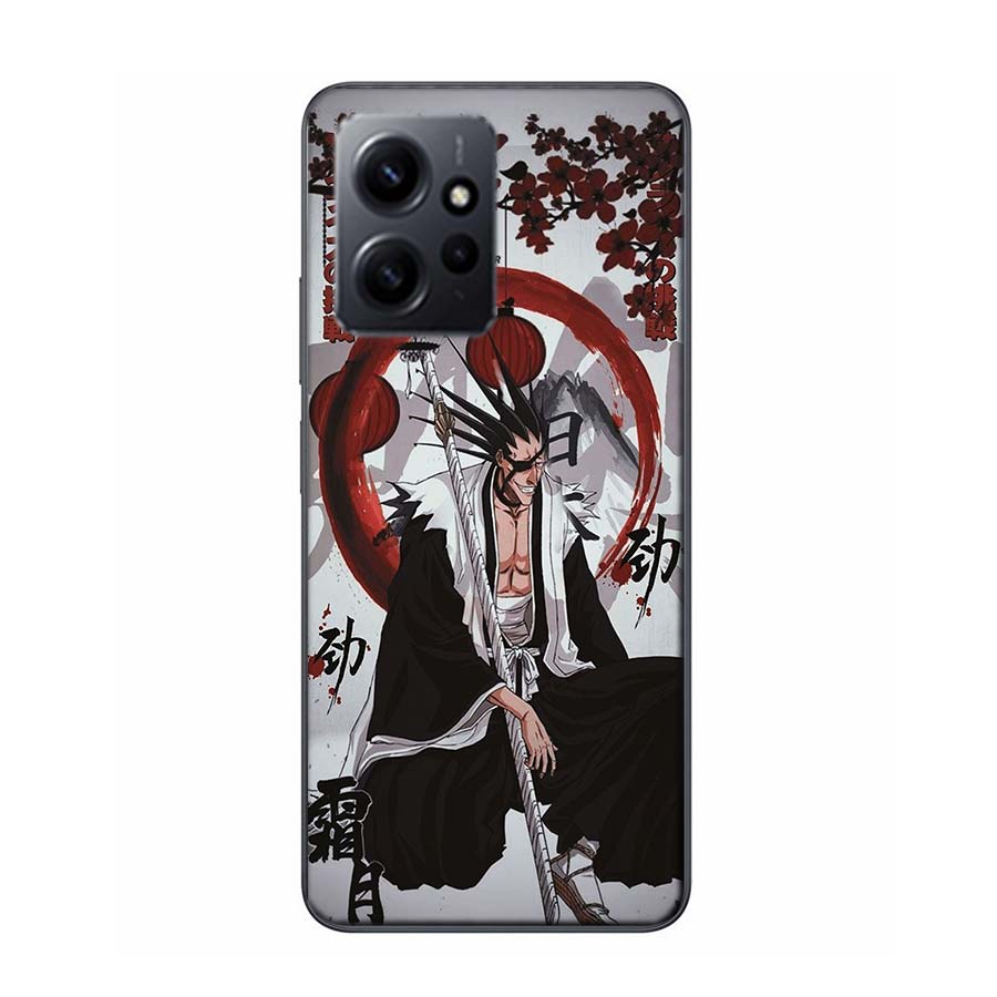 BLEACH Zaraki Kenpachi Phone Case For Redmi Note 14 15 Pro 5G 13 12 Pro Plus 11 11T 11E 11S 10 Pro 10S 9 9S Cover Cell Clear TPU