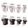 4pcs 6/8/10/12mm Panel Furniture Positioning Tools, Woodworking Dowels, Round Wooden Pins, DIY Locator & Center Punch