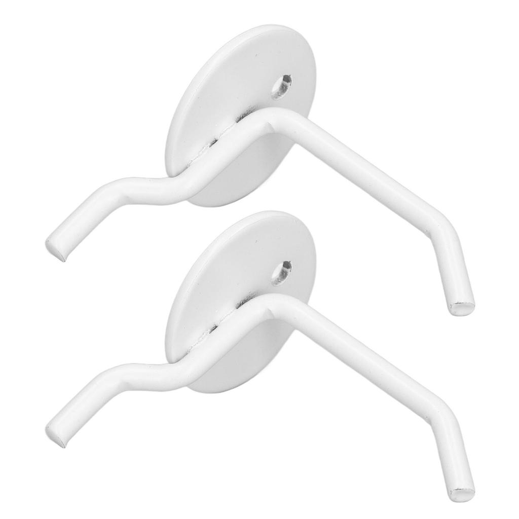 2PCS Pegboard Hole Hooks Metal Peg Wall Shelf Display Hook for Outdoor Camping Barbecue