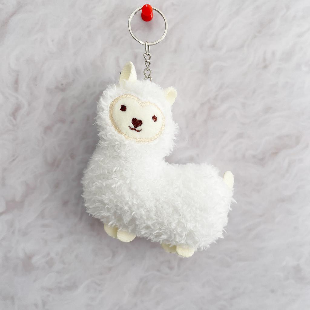 Plush Alpaca Toy With Short Pile Fabric For Kids And Collectors