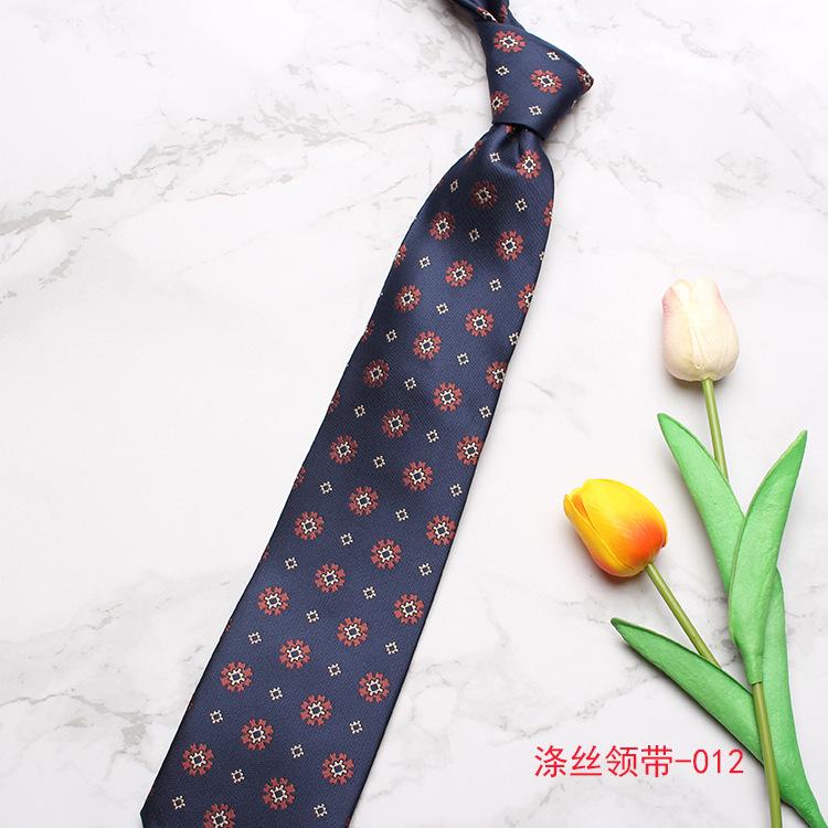 

8 см мужская деловая банкетная рубашка жениха в полоску с различными узорами галстук