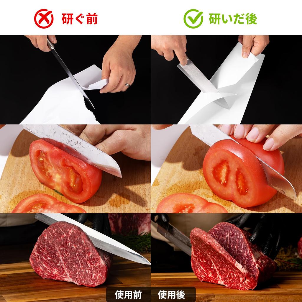 knife sharpening stone set with and including and finishing Includes a stainless steel whetstone surface and a fixed angle Ideal for home knife