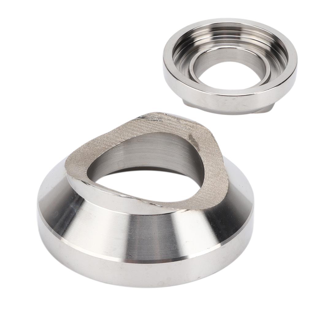 Turbo Blow Off Valve Flange Stainless Steel Rubber Adapter Replacement for HKS DumpValve