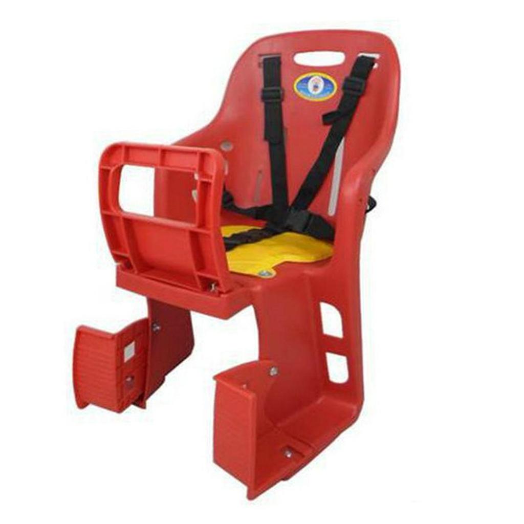 Kids Bike Seat Cycling Child Seats Child Bike Seat with Foot Rest Baby Chair Rear Child Carrier for Most Bicycle Rear Frames