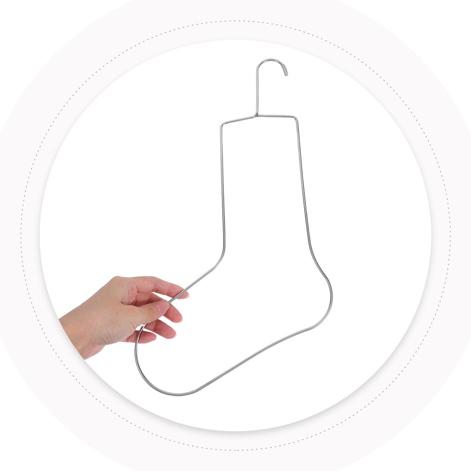 

2Pcs Socks Blocking Rack Stainless Steel Sock Blockers for Knitting Fast Drying Crochet Sock Holder Display Blocking Knitting 31X14.5X0.3CM