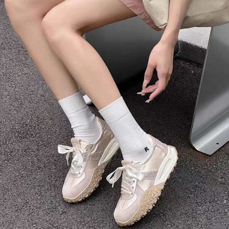 Spot sheii Su Yinyin oxygen girl~ popcorn platform leisure sports grandma German training shoes women's Forrest Gump shoes