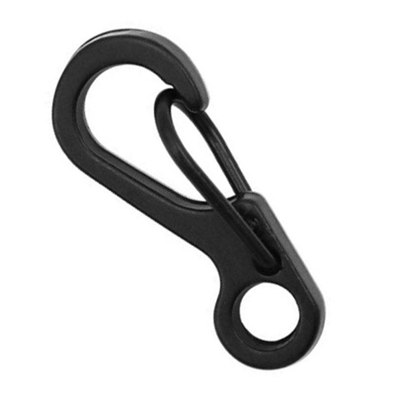 10Pcs Paracord Carabiner Clip Aluminum Alloys Keychain Carabiner Clasp Small Carabiner Clip Spring Snap Keyring Hook