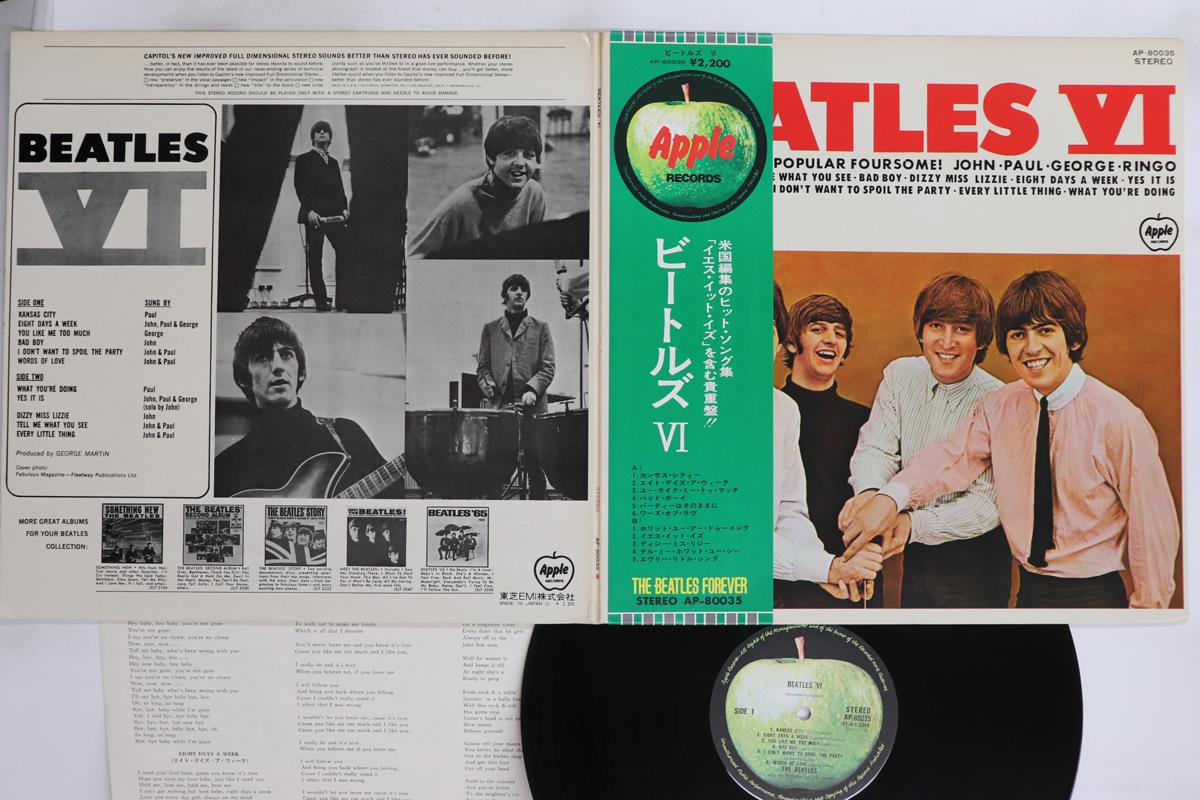 

LP Пластинка BEATLES - Beatles VI AP80035 APPLE 1974 Япония Оби Рок Б/У