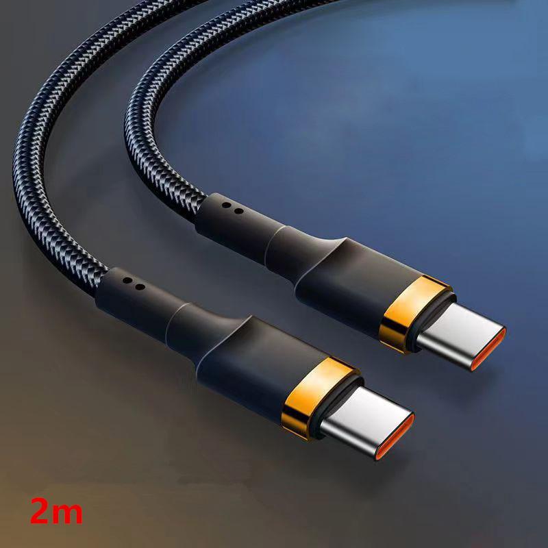120W Fast Charge Cable Pd Quick Charging High Quality Usb C To Usb Type C Cable For Phone