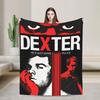Dexter  Warm Soft Blanket  Kids Plush Throw Blanket Fluffy Couch Chair Flannel Bedspread Sofa Bed Cover