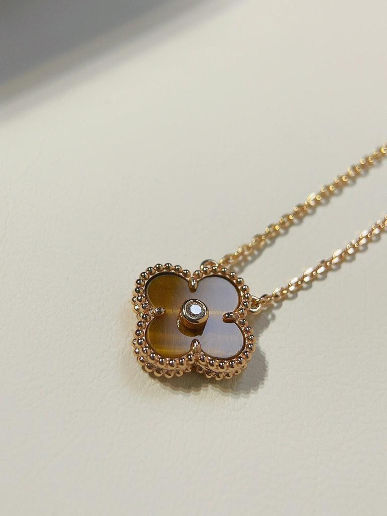 Złota Bransoletka i Naszyjnik z Czterolistną Koniczyną, Platerowane 18K - Idealny Prezent na Urodziny Dziewczyny