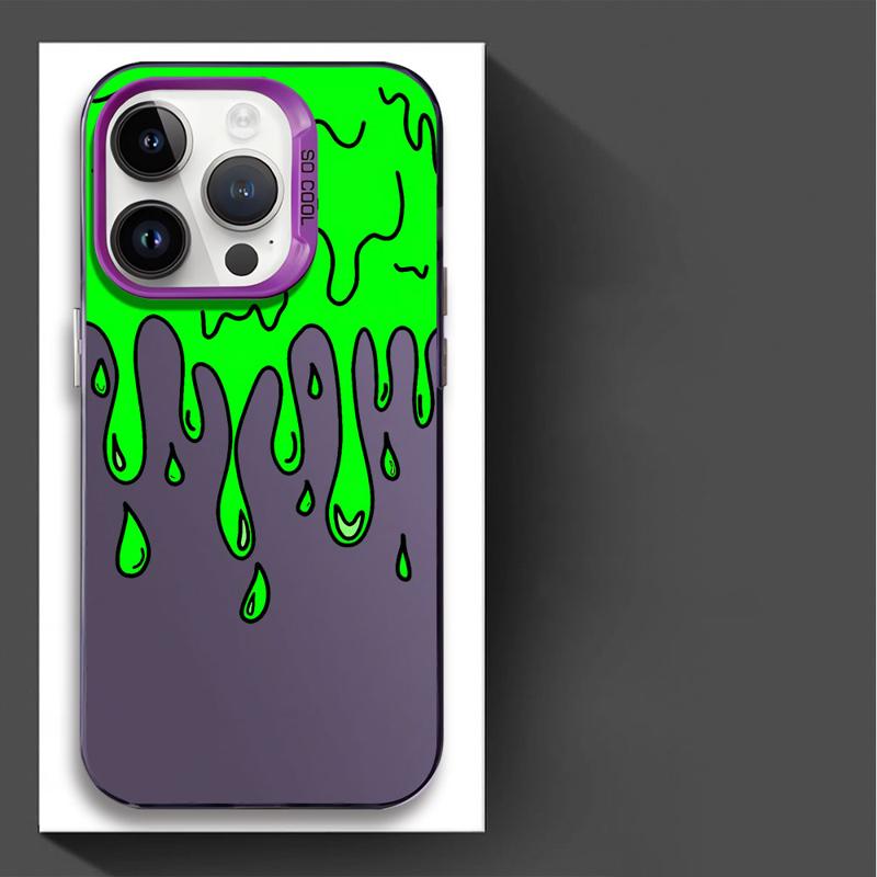 Fun Paint Graffiti Art Phone Case for Apple iPhone 1615 Pro Max 14 Pro 13 12 11 Pro Max 14 Plus Luxury Silicone Soft Shell