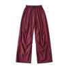 American Hip Hop Style Cargo Pants Loose Fit Wide Leg Drawstring Waist Casual Dance Sports Trousers Women