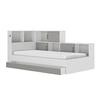 GAMI Erwan Children's Bed with Storage - White and Gray Decor - 90 X 200 Cm