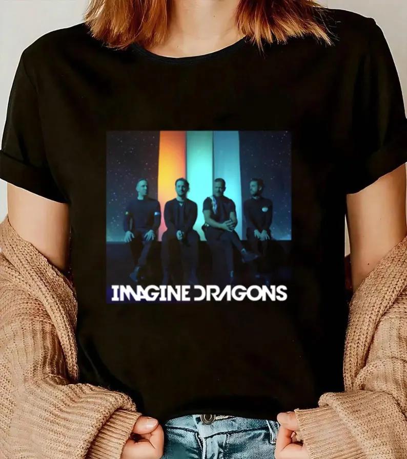 Imagine Dragons Vintage S Band Tour Concert Summer Unisexs Cotton Tshirt Comfortable HighQuality Im YK