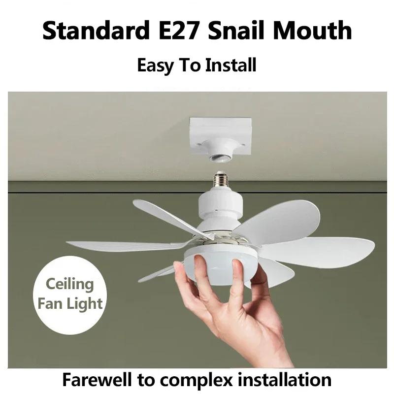 Mordene LED-Ventilatorleuchten 42/52CM Drei Gänge Einstellbarer Deckenventilator für Wohnzimmer Schlafzimmer Arbeitszimmer Hotel Restaurant Innenleuchten