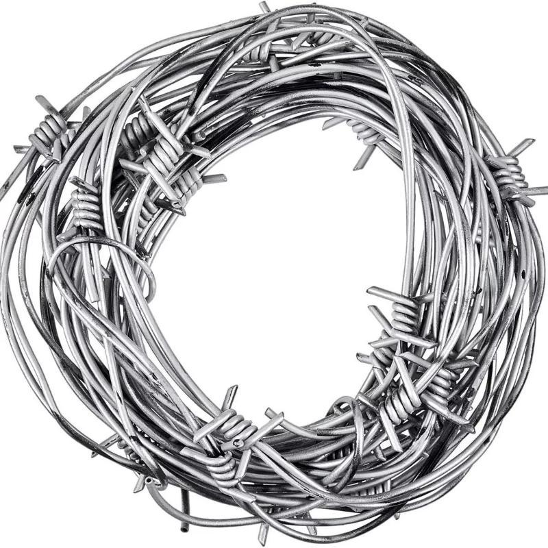 Hot Sale Simulation Fake Barbed Wire Halloween Prop Spooky Fence Decoration For Haunted House Party Scene Decor Supplies