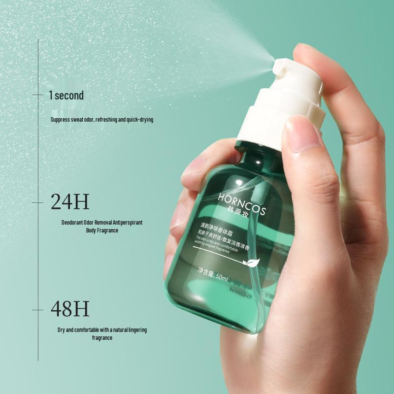 Han Shun Odor Neutralizing Deodorant & Antiperspirant Spray - Long-Lasting Underarm & Body Odor Removal Lotion