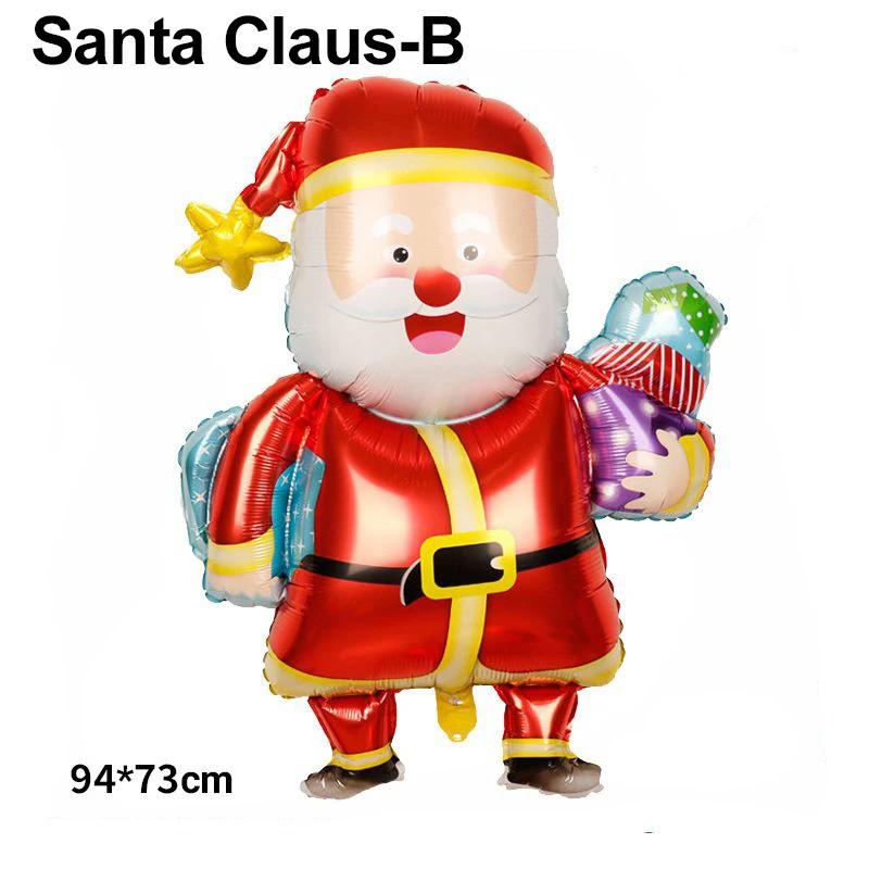 120CM New Style Christmas Cartoon Aluminium Film Balloon Christmas Tree Snowflake Christmas Eve Party Balloon Home Decoration