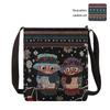 Ethnic Elephant & Butterfly Embroidered Crossbody Bag - Women's Cultural Canvas Shoulder Accessory