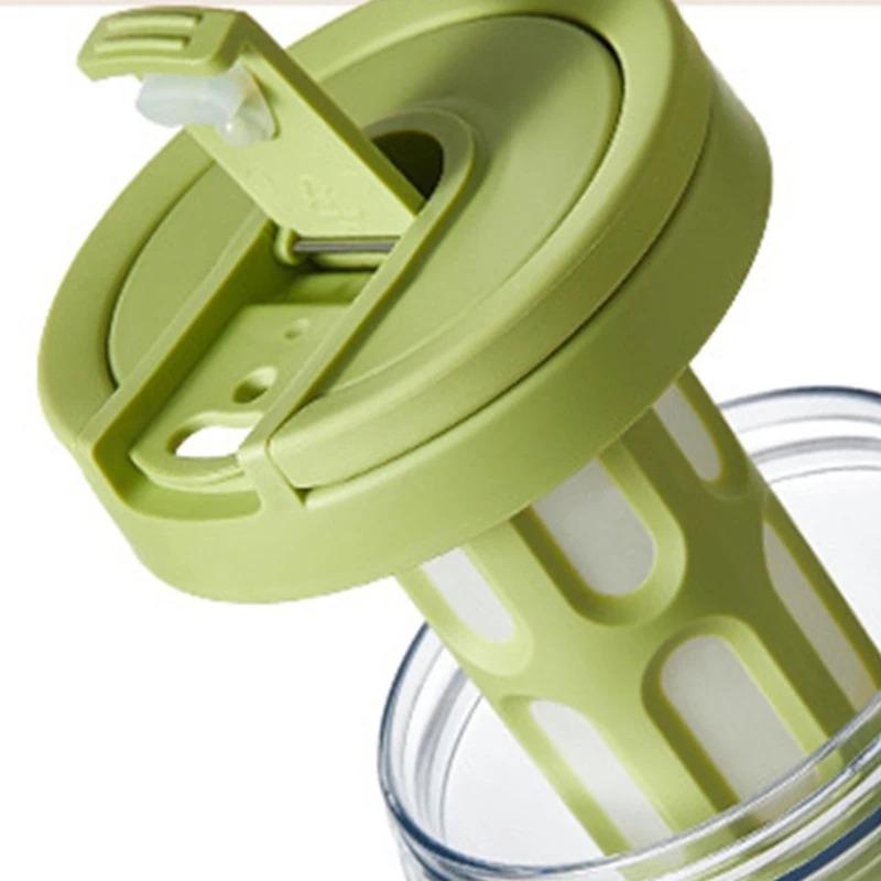 Bouilloire de réfrigérateur grande capacité, tasse d'extraction de café, thés aux fruits, tasse d'eau froide, infusion à froid en extérieur avec filtre, livraison directe