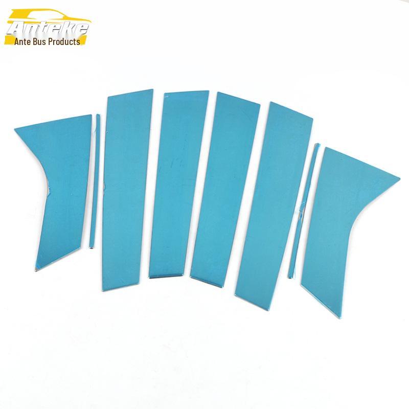 

V40 Отделка окон Нержавеющая сталь Защитная декоративная наклейка от царапин для автомобильных аксессуаров