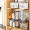 Small Handbag Storage Rack Divider: Crossbody Bag Holder & Closet Organizer