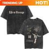 Individueller Heißer Verkauf Spiel Life Is Strange Retro Gewaschenes T-Shirt Herren Damen Lässig Baumwolle Vintage T-Shirts Unisex Mode Oversize