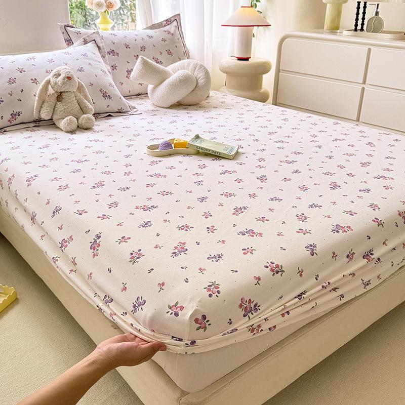 100% cotton Class A maternal and infant grade pure cotton abraded mattress single-piece bedspread Simmons mattress cover protective cover