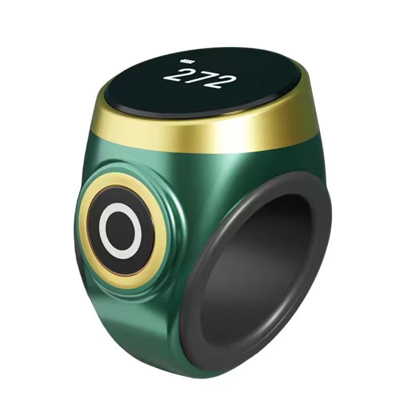 Smart Tasbih Tally Counter Ring for muslimer Bluetooth-kompatibel Zikr Digital Tasbeeh bønnetidspåminnelse