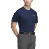 adidas T Shirts Men's Collegiate Marine Blue Crew Neck Moderate JG1307