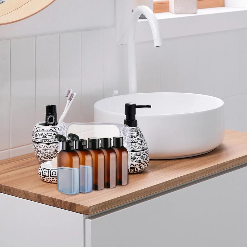 Reise-Kulturbeutel Tragbare Nachfüllbare Behälter 100ml Auslaufsicher Transparent Reiseflaschen Für Zuhause Fitnessstudio Wandern Camping