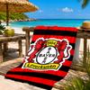 Bayer Football Club Printed Microfiber Beach Towel, Soft And Absorbent, Quick-Dry, Ideal for Summer Travel, Beach Essential, Swimming Pool