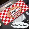 Custom Name Mouse pad Psv Sports Emblem Mouse pad, Gaming Mouse Pad, keyboard pad, Desk Decor for computer notebook Fan Birthday Gift