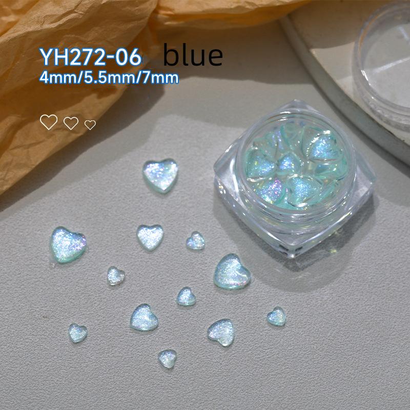 

Милое украшение для дизайна ногтей в форме сердца Авроры, 3D поляризованная смола, супер вспышка, кулон со стразами, аксессуары для дизайна ногтей, инструменты для дизайна ногтей «сделай сам» about 30pcs/box