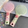 Diy Cartoon Air Cushion Comb Massage Portable Comb And Mirror All In One Comb