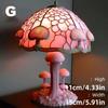 Kreative gebeizte Pflanze Serie Tischlampen Harz bunte Schlafzimmer Nachttisch Blume Pilz Retro Tisch Nachtlampe Atmosphäre Licht