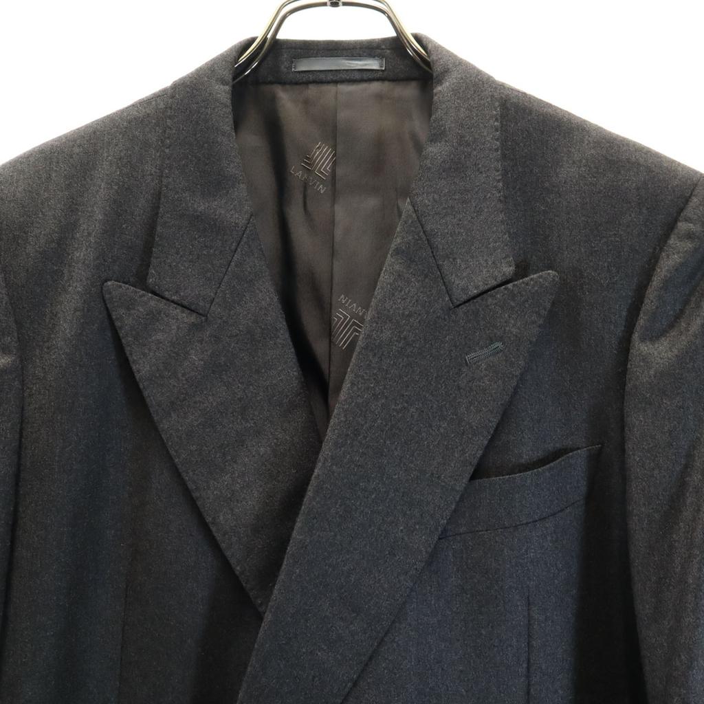 LANVIN 90s Old suit Setup 50-46/88 Charcoal gray Men's Used