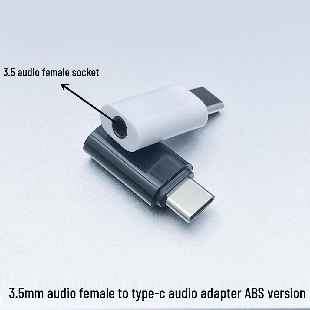 3.5mm Female to Type-C Audio Adapter for Apple & Huawei Devices - Compatible with 3.5mm Headphones