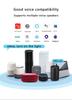 US Standard Zigbee Smart Glass Switch with Alexa Voice Control, App Support, and Customizable Single Zero Fire Switch