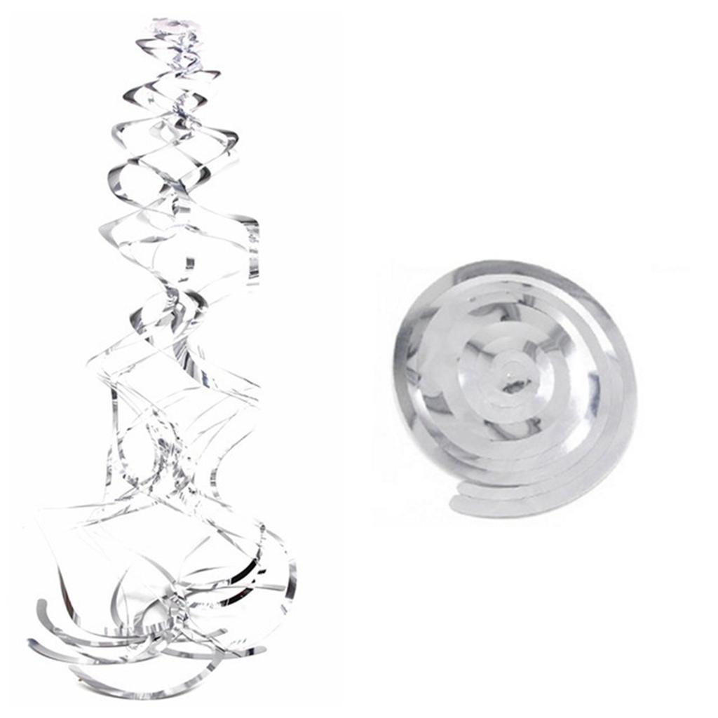 6pc/Pack Double Spiral Ornament Colored Ribbon Ceiling Hanging Streamers For  Wedding Birthday Party Decor Home Decoration