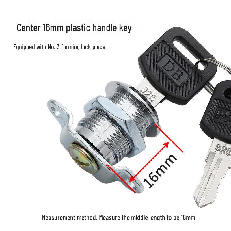 Sheet Metal File Cabinet Lock - Core Security for Employee Storage, Door, Mailbox, and Locker Cabinets
