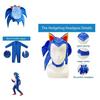 Costume Deluxe de Sonic le Hérisson pour Enfant Combinaison pour Halloween Cosplay