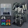 Game Handle Display Stand With Headphone Holder Clear 2 Layer Gaming Accessories Organizer Storage Rack For 1/2 Controllers PS5 PS4 Controller Stand