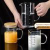 High Borosilicate Glass Measuring Cup with Lid
