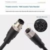 Waterproof M12 Aviation Connector Cable: 4, 5, 8, or 12-core Male/Female Molded Sensor Plug
