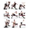 Household Indoor Fitness Equipment Workout Gym Exercise Training Tool Dumbbell Bench Sit Up Stool Fitness Black+Red