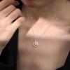 Elegant 2024 Lily Flower Pendant Necklace - 925 Sterling Silver Clavicle Chain for Women