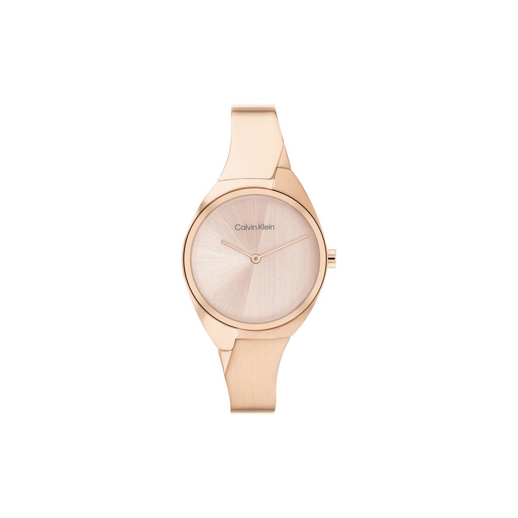 Calvin Klein Quartz Watch Steel Bracelet Gold Dial Double Bracelet Style Fashion Watch Women watches 25200236